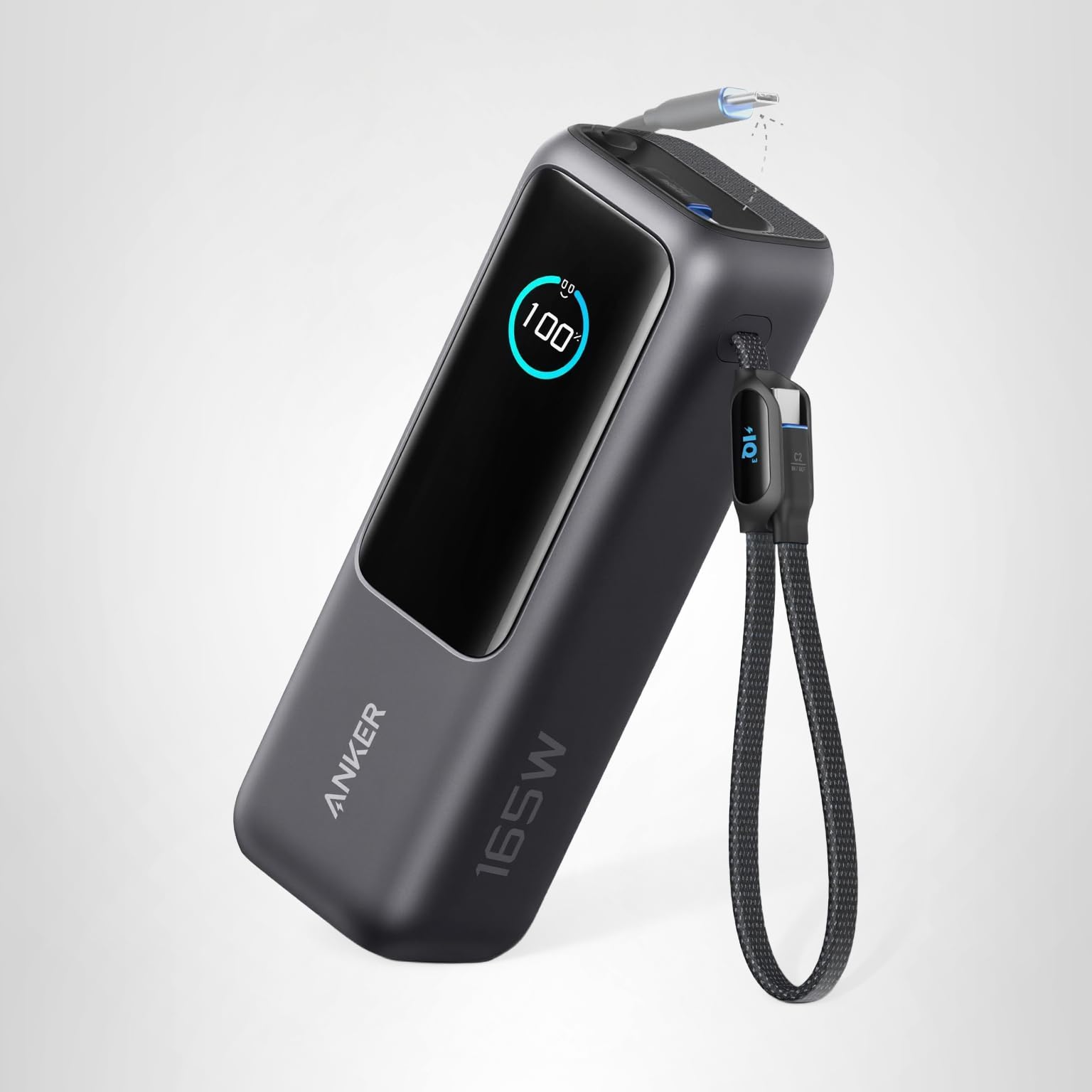 Anker Laptop Power Bank, 25,000mAh Portable Charger with Triple 100W USB-C Ports, Built-in Retractable Cables, Flight-Approved for Travel, iPhone 17/16 Series, MacBook, Samsung, and More - Image 8