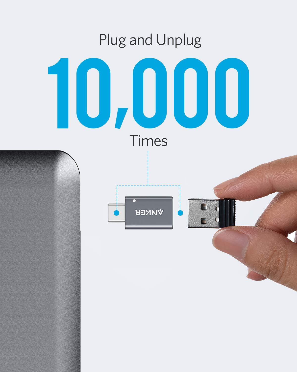 Anker USB C Adapter (2 Pack), USB C to USB Adapter High-Speed Data Transfer for MacBook Pro 2020, iPad Pro 2020, Samsung Notebook 9, Dell XPS and More Type C Devices - Image 6